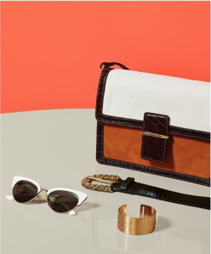 изображение солнцезащитных очков, браслета, ремня и сумки