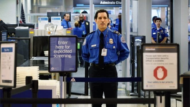 TSA безопасность аэропорта Полет с airsoft