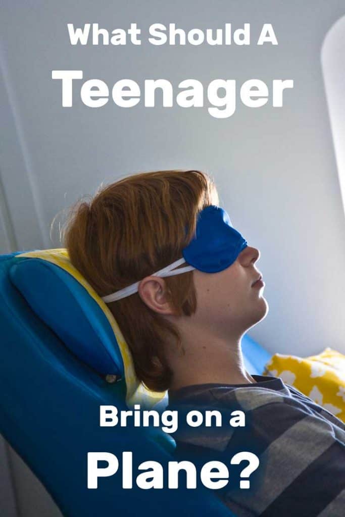 Что подросток должен взять с собой в самолет?